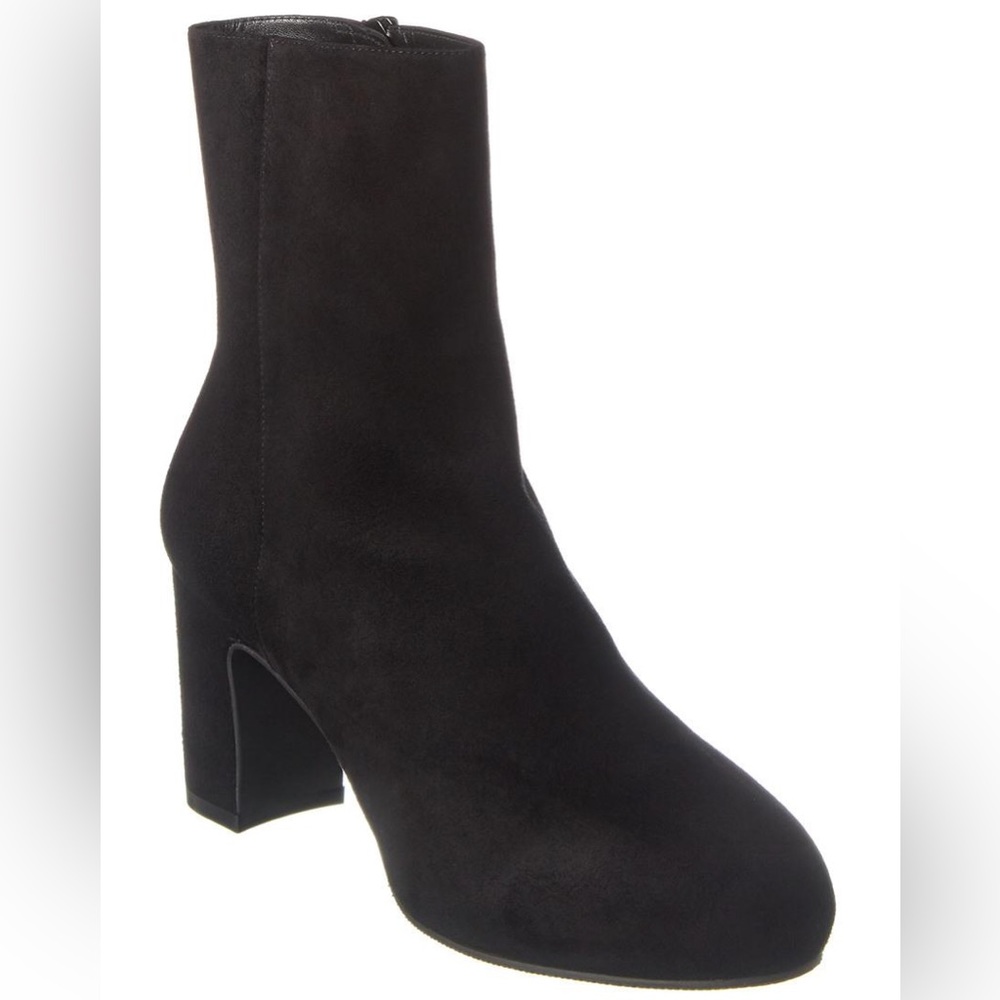Stuart Weitzman Gianella Black suede bootie w/ original box